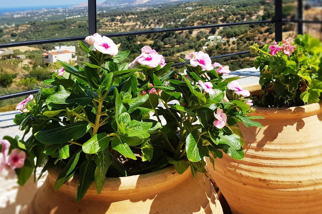 Villa Sunset With Stunning Sea View, Kids Area And Hammocks On Roof Terrace Agia Triada Exterior foto