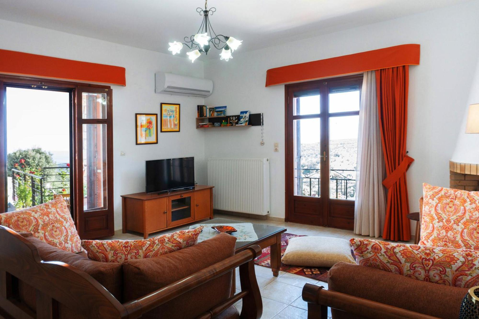 Villa Sunset With Stunning Sea View, Kids Area And Hammocks On Roof Terrace Agia Triada Exterior foto